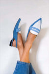Blue and White