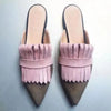 Pink and brown