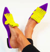 Yellow and purple